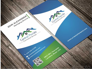 Business Card Design by AwsomeD for Central Florida Commercial Services llc | Design: #3961694