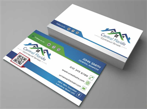 Business Card Design by AwsomeD for Central Florida Commercial Services llc | Design: #3961701