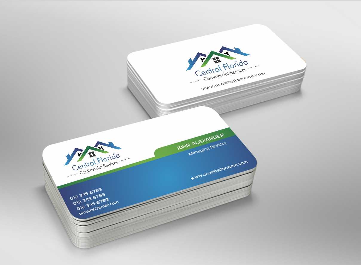Design de Carte de Visite par AwsomeD pour Central Florida Commercial Services llc | Design #3961703