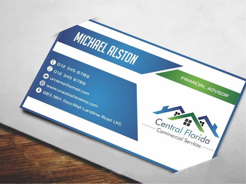 Business Card Design by AwsomeD for Central Florida Commercial Services llc | Design #3961705