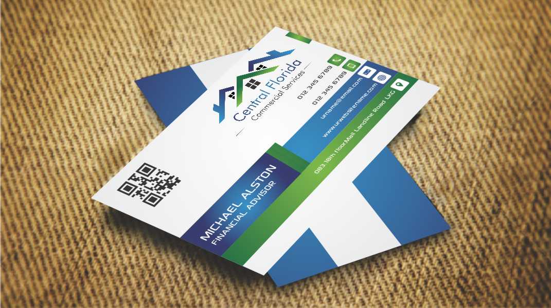 Business Card Design by AwsomeD for Central Florida Commercial Services llc | Design #3961707