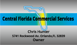 Design de Carte de Visite par mari.sakai pour Central Florida Commercial Services llc | Design #3992010