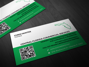 Business Card Design by Pointless Pixels India for Central Florida Commercial Services llc | Design: #4021468