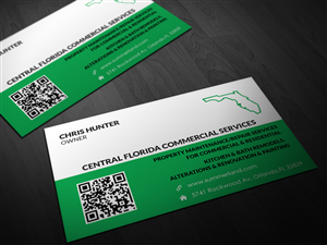 Business Card Design by Pointless Pixels India for Central Florida Commercial Services llc | Design: #4022325