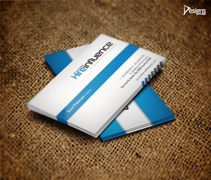 Business Card Design by DesignsTRIBE for HireInfluence, Inc. | Design: #1073266