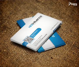 Business Card Design by DesignsTRIBE for HireInfluence, Inc. | Design: #1083718