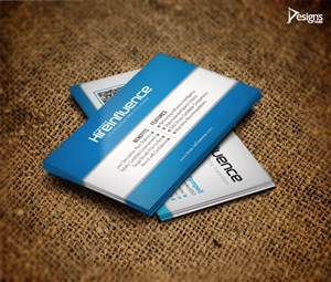 Business Card Design by DesignsTRIBE for HireInfluence, Inc. | Design: #1087552