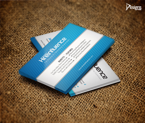 Business Card Design by DesignsTRIBE for HireInfluence, Inc. | Design: #1087600