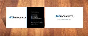 Business Card Design by Sbss for HireInfluence, Inc. | Design: #1073543