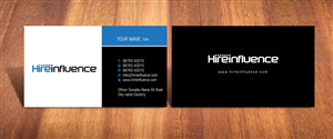 Business Card Design by Sbss for HireInfluence, Inc. | Design: #1073544