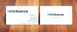 Business Card Design by Sbss for HireInfluence, Inc. | Design: #1073546