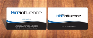 Business Card Design by Sbss for HireInfluence, Inc. | Design: #1073548