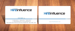 Business Card Design by Sbss for HireInfluence, Inc. | Design: #1073552