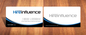 Business Card Design by Sbss for HireInfluence, Inc. | Design: #1073561