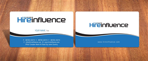 Business Card Design by Sbss for HireInfluence, Inc. | Design: #1073562