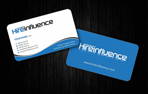 Business Card Design by Sbss for HireInfluence, Inc. | Design: #1073772