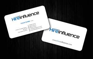 Business Card Design by Sbss for HireInfluence, Inc. | Design: #1073775