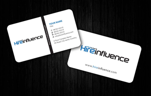 Business Card Design by Sbss for HireInfluence, Inc. | Design: #1073780