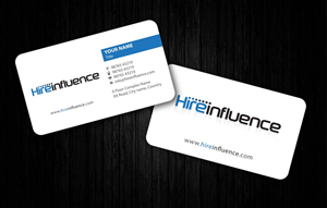 Business Card Design by Sbss for HireInfluence, Inc. | Design: #1073781