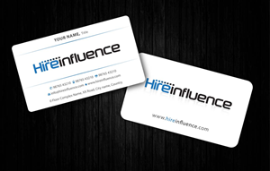 Business Card Design by Sbss for HireInfluence, Inc. | Design: #1073783