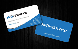 Business Card Design by Sbss for HireInfluence, Inc. | Design: #1073793