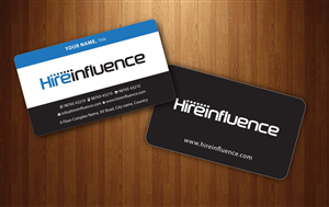Business Card Design by Sbss for HireInfluence, Inc. | Design: #1073803