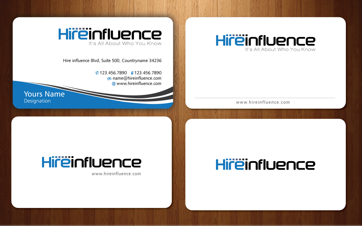 Design de Carte de Visite par Sbss pour HireInfluence, Inc. | Design #1074323
