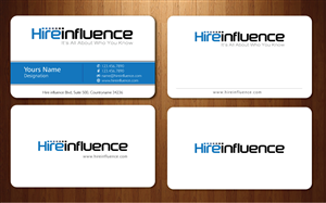 Visitenkarten-Design von Sbss für HireInfluence, Inc. | Design: #1074324