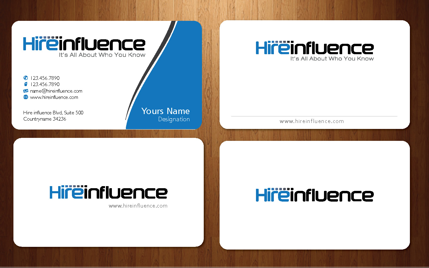 Design de Carte de Visite par Sbss pour HireInfluence, Inc. | Design #1074329