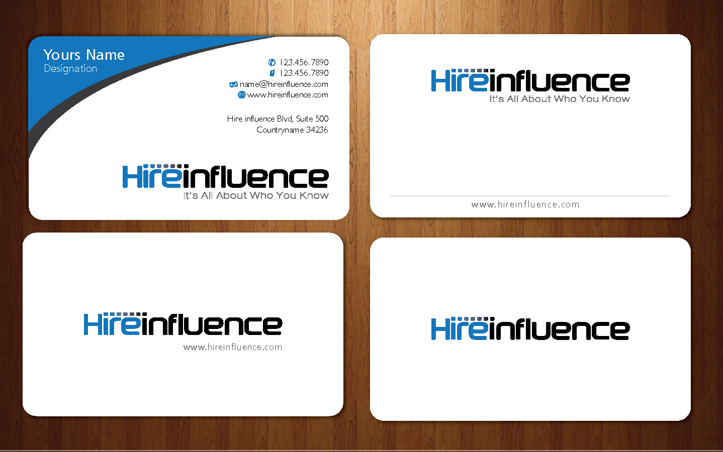 Design de Carte de Visite par Sbss pour HireInfluence, Inc. | Design #1074332