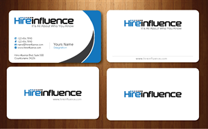 Visitenkarten-Design von Sbss für HireInfluence, Inc. | Design: #1074336