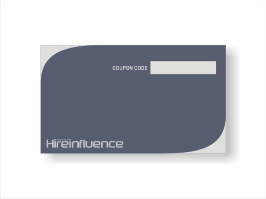 Business Card Design by Ramakant for HireInfluence, Inc. | Design #1076427