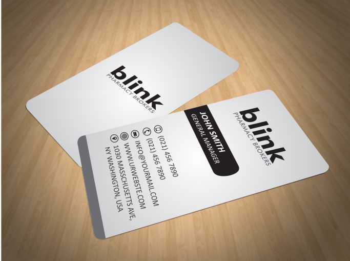 Design de Carte de Visite par AwsomeD pour Blink Pharmacy Brokers  | Design #3961598