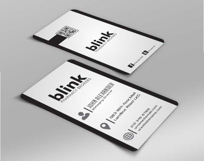 Visitenkarten-Design von AwsomeD für Blink Pharmacy Brokers  | Design #3961600