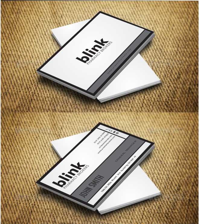 Business Card Design by AwsomeD for Blink Pharmacy Brokers  | Design #3961613