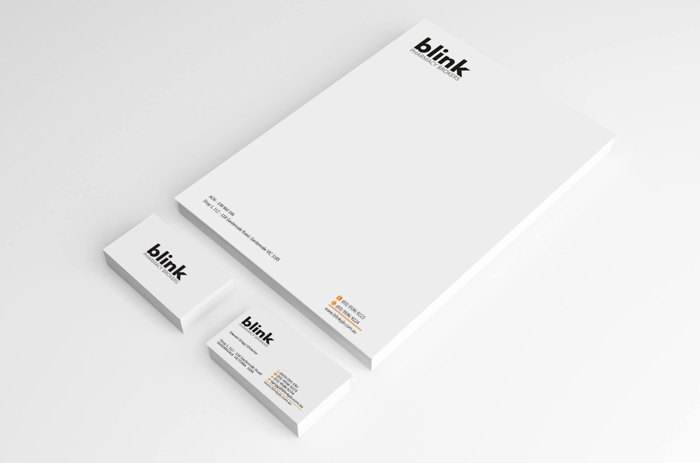 Letterhead Design by GTools for Blink Pharmacy Brokers  | Design: #3975498