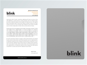 Letterhead Design by Pointless Pixels India for Blink Pharmacy Brokers  | Design #3971986