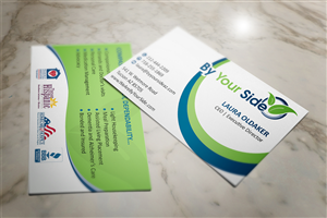 By Your Side Senior Care  | Business Card Design by MT