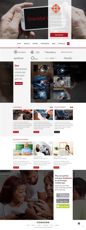 Web Design by pb for this project | Design: #4025410