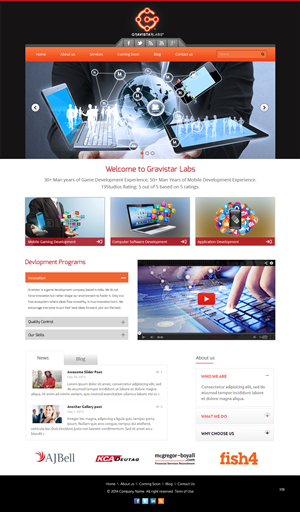 Web Design by pb for this project | Design: #4090391