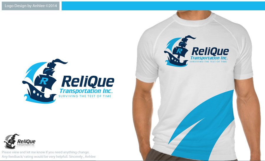 Logo Design by Anhlee for ReliQue Transportation, Inc. | Design #4028292
