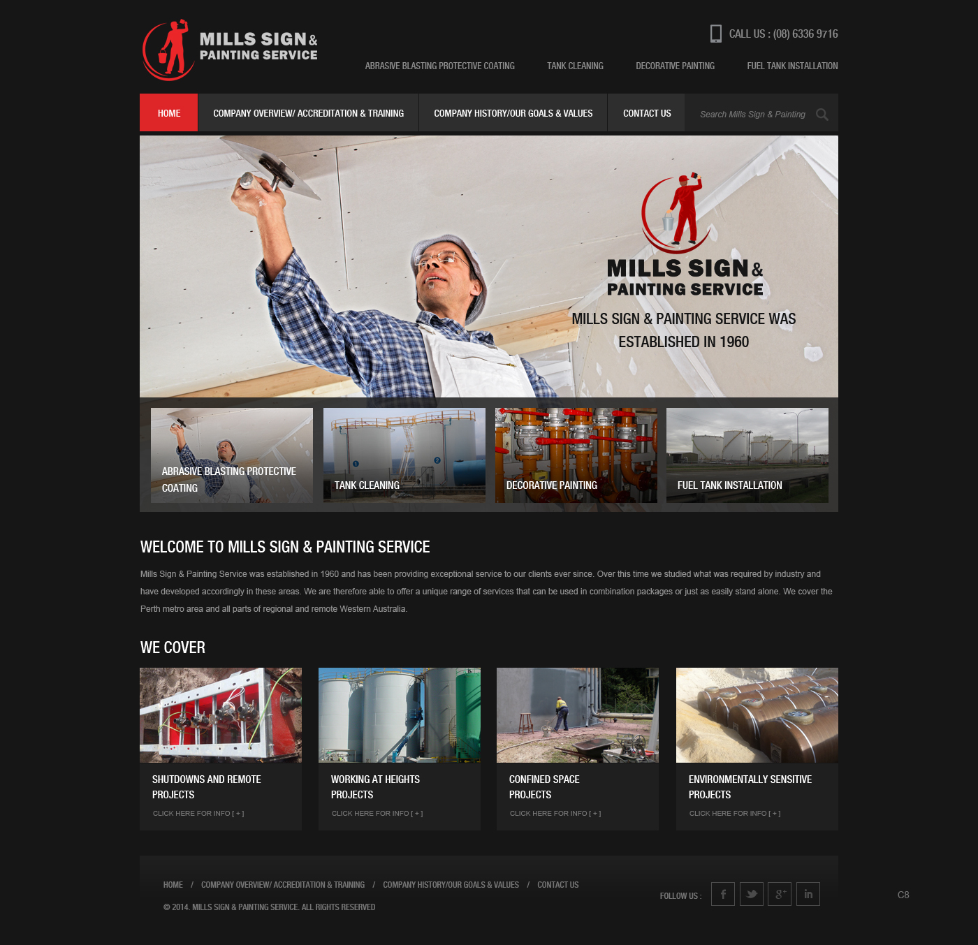 Web Design par pb pour Mills Sign & Painting Service | Design #3974661
