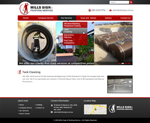 Industrial Company website design | Web Design by Sbss