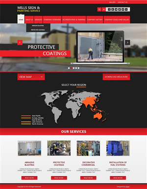 Web Design by iLibart for Mills Sign & Painting Service | Design: #3976302
