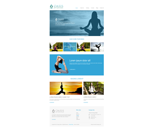 Diseño Wordpress por aarsita para OASIS HOT YOGA STUDIO | Diseño #4057793