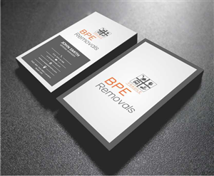 Business Card Design by AwsomeD for BPE Removals | Design #4008547
