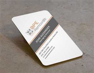 Business Card Design by AwsomeD for BPE Removals | Design: #4008551