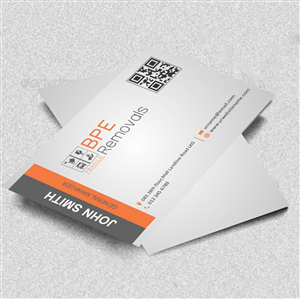 Business Card Design by AwsomeD for BPE Removals | Design: #4008553
