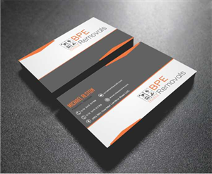 Diseño de Tarjeta de Presentación por AwsomeD para BPE Removals | Diseño: #4008558