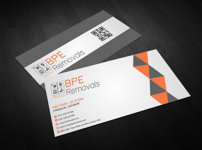 Business Card Design by AwsomeD for BPE Removals | Design #4008565